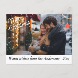 Modern kleurrijk kerstthema briefkaart