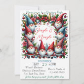 Modern kleurrijk kerstthema feestdagenkaart (Voorkant)