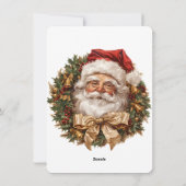 Modern kleurrijk kerstthema feestdagenkaart (Achterkant)