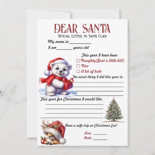 Modern kleurrijk kerstthema feestdagenkaart (Voorkant)