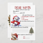 Modern kleurrijk kerstthema feestdagenkaart (Voorkant / Achterkant)