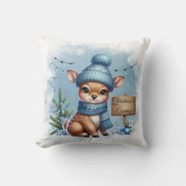 Modern kleurrijk kerstthema kussen