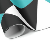 Modern, kleurrijk, leuk, trendy, geometrisch patro cadeaupapier (Rol Hoek)