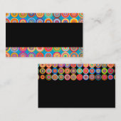 modern kleurrijk model voor visitekaartjes (Voorkant / Achterkant)