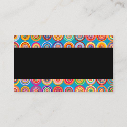 modern kleurrijk model voor visitekaartjes (Voorkant)