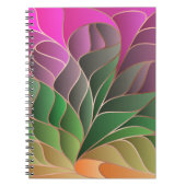 modern,kleurrijk,nieuwe kunst,art deco,pattern,abs notitieboek (Voorkant)