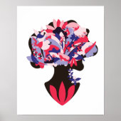 Modern kleurrijk Oerwouden kinderkamer Poster (Voorkant)