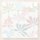 Modern kleurrijk Onderzetter (Achterkant)