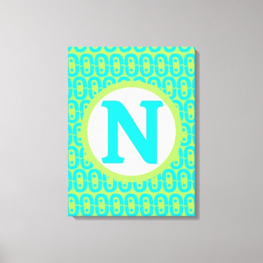 modern kleurrijk patroon canvas afdruk (Voorkant)