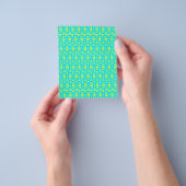 modern kleurrijk patroon flyer (Hand)