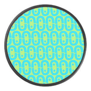 modern kleurrijk patroon hockey puck
