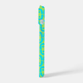 modern kleurrijk patroon iPhone 15 case (Linkerkant)