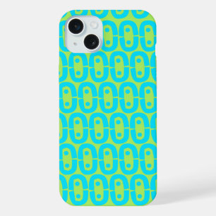 modern kleurrijk patroon iPhone 15 plus case