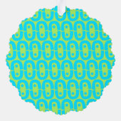 modern kleurrijk patroon ornament kaart (Achterkant)