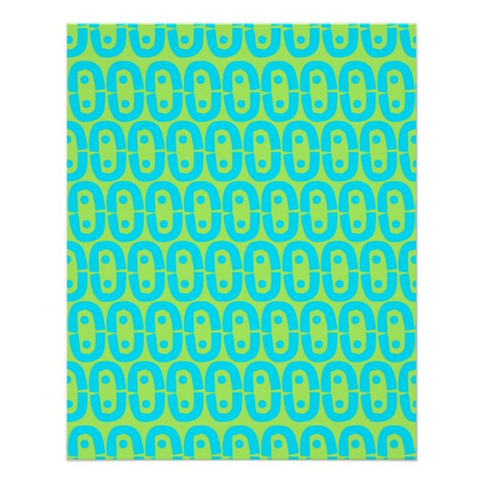 modern kleurrijk patroon perfect poster (Voorkant)