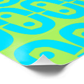 modern kleurrijk patroon perfect poster (Hoek)