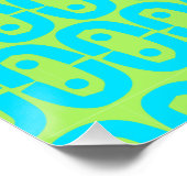 modern kleurrijk patroon perfect poster (Hoek)