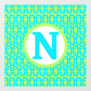 modern kleurrijk patroon raamsticker