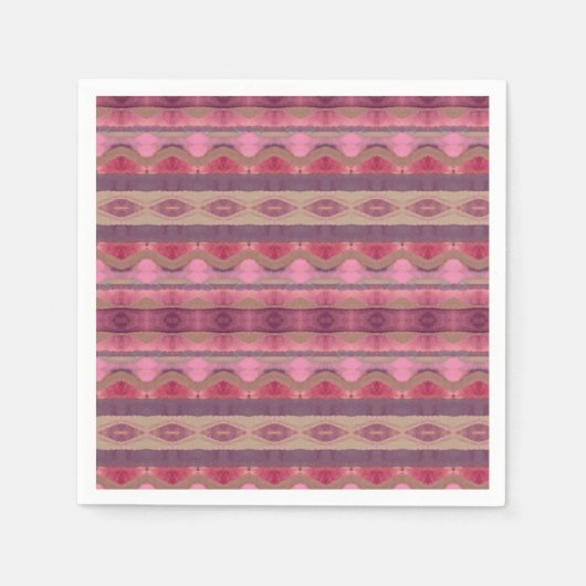 Modern kleurrijk patroon servet (Voorkant)