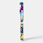 Modern kleurrijk patroonontwerp Case-Mate iPhone case (Achterkant / Links)