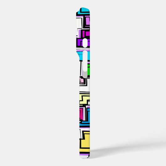 Modern kleurrijk patroonontwerp Case-Mate iPhone case (Achterkant / Links)