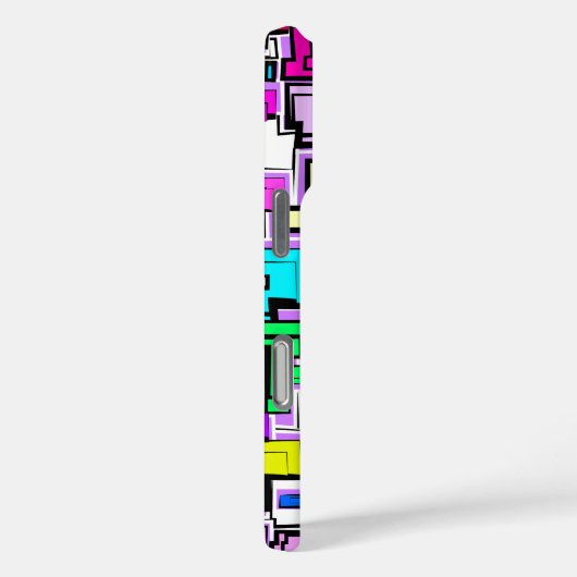 Modern kleurrijk patroonontwerp Case-Mate iPhone case (Achterkant / Rechts)