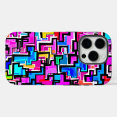 Modern kleurrijk patroonontwerp Case-Mate iPhone case (Achterkant (horizontaal))