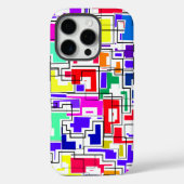 Modern kleurrijk patroonontwerp Case-Mate iPhone case (Achterkant)
