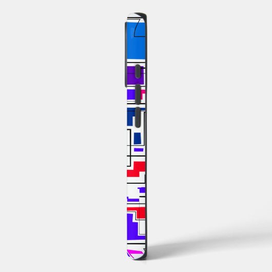 Modern kleurrijk patroonontwerp Case-Mate iPhone case (Achterkant / Links)