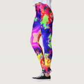 Modern kleurrijk patroonontwerp leggings (Links)