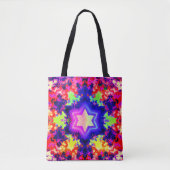 Modern kleurrijk patroonontwerp tote bag (Voorkant)