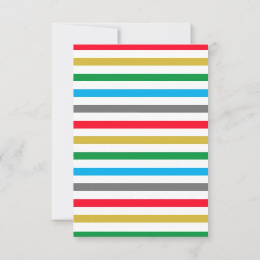 Modern kleurrijk poka Dot Unisex Baby shower Bedankkaart (Achterkant)