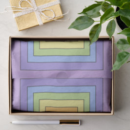 Modern Kleurrijk Regenboog Kleuren Patroon Tissuepapier