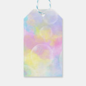 Modern kleurrijk rubber eendjes Baby shower Cadeaulabel (Achterkant)