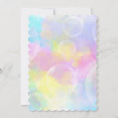 Modern kleurrijk rubber eendjes Baby shower Kaart (Achterkant)