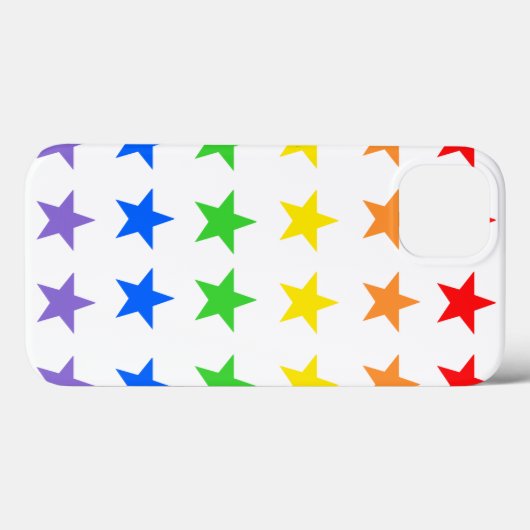 Modern kleurrijk sterrenpatroon Case-Mate iPhone case (Achterkant (horizontaal))