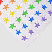 Modern kleurrijk sterrenpatroon tissuepapier (Detail)