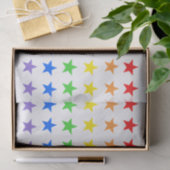 Modern kleurrijk sterrenpatroon tissuepapier (Geschenk)