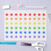 Modern kleurrijk sterrenpatroon tissuepapier (Craft)