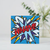 Modern Kleurrijk Stripboek Kaart (Staand voorkant)