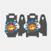 Modern kleurrijk stripboek KAPOW Pop Art Bedankdoosjes (Uitgevouwen)