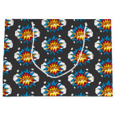 Modern kleurrijk stripboek KAPOW Pop Art Groot Cadeauzakje (Voorkant)