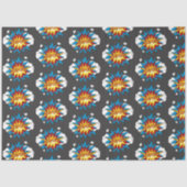 Modern kleurrijk stripboek KAPOW Pop Art Tissuepapier (Voorkant)