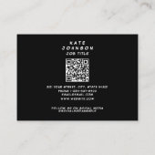 Modern kleurrijk stripboek KAPOW Pop Art Visitekaartje (Achterkant)