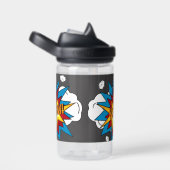 Modern kleurrijk stripboek KAPOW Pop Art Waterfles (Rechts)