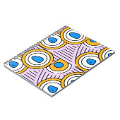 Modern kleurrijk Tibetaans abstract patroon in het Notitieboek (Linkerzijde)