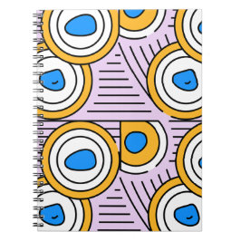 Modern kleurrijk Tibetaans abstract patroon in het Notitieboek