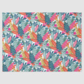 Modern kleurrijk tropisch patroon tissuepapier (Voorkant)
