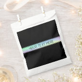 Modern kleurrijk verloop en bewerkbare tekst bedankzakje (Geknipt)