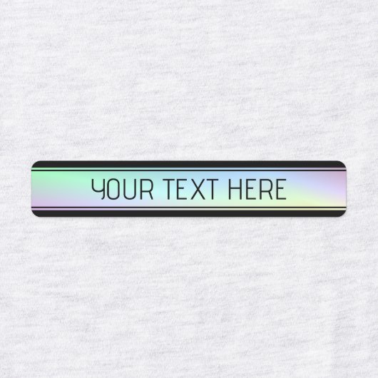 Modern kleurrijk verloop en bewerkbare tekst labels (Design 1)